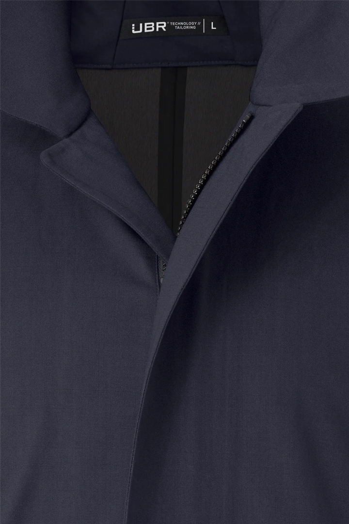 Sky Fall Coat Savile Navy Wool