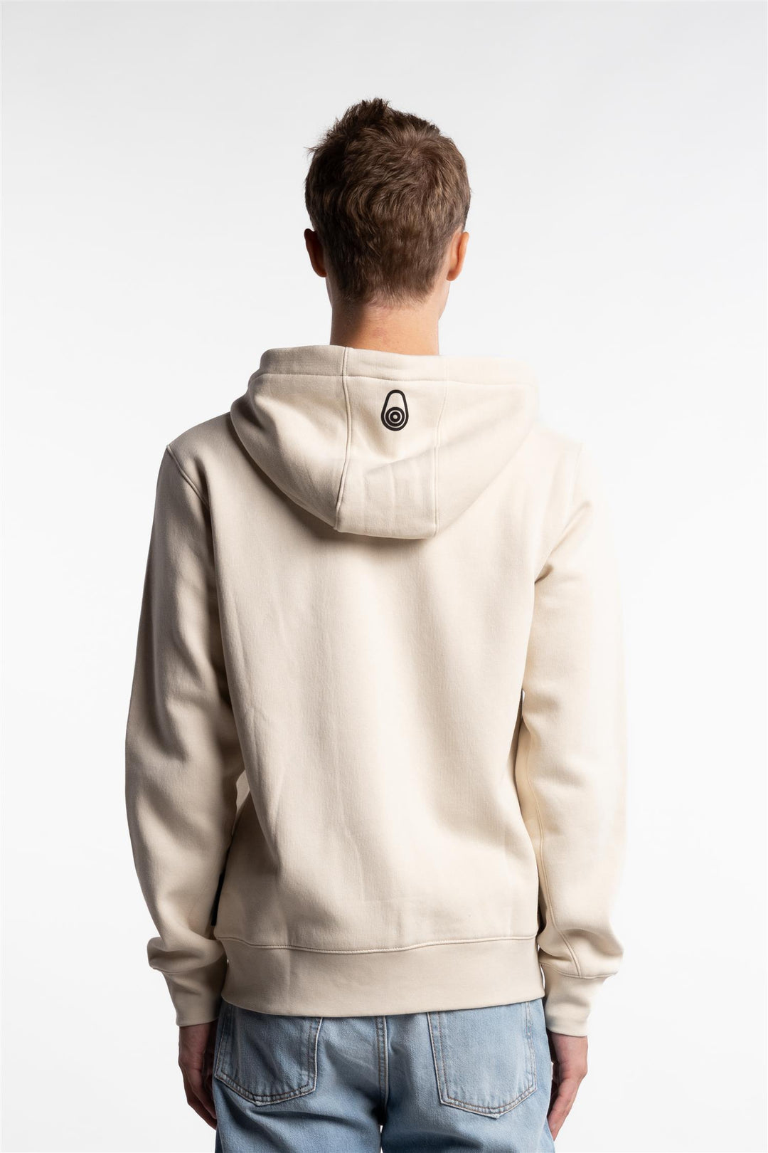 Bowman Logo Zip Hood Ivory