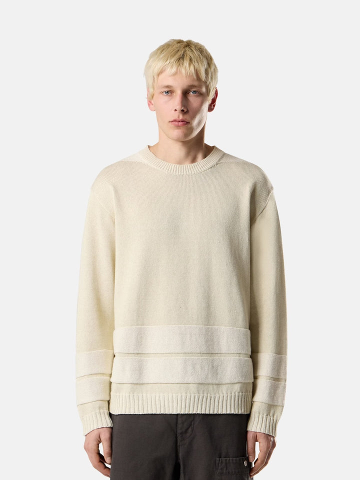 5100043 Raw Hand Organic Cotton + Linen_S.I. Marina Ivory Melange