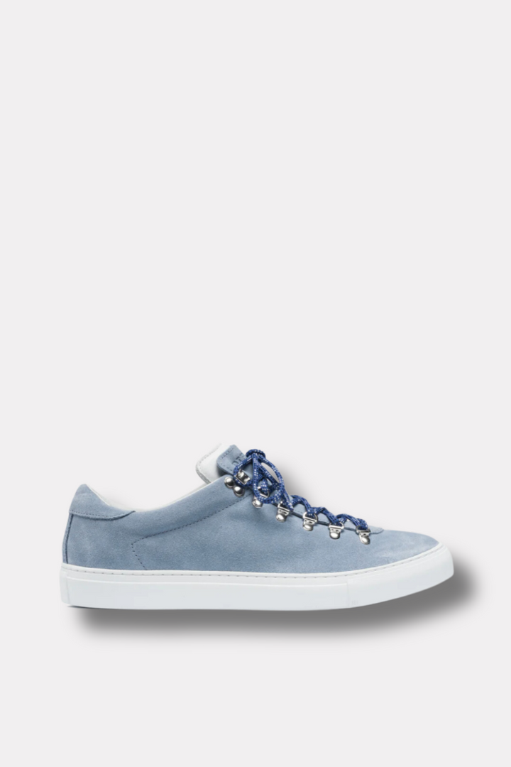 M Marostica Low Dusk Blue Suede