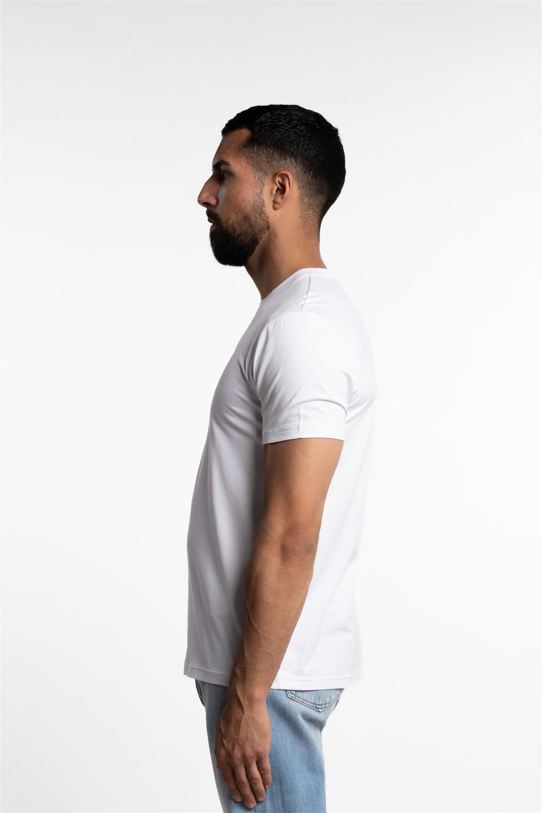 Bamboo/Cotton Crew Neck T-Shirt White