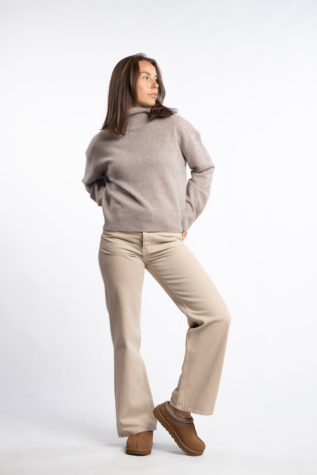 Abigail Knit - Taupe Melange