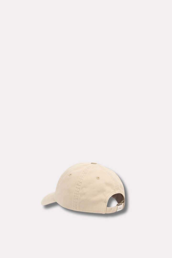 Baseball Cap With Compass Logo Beige