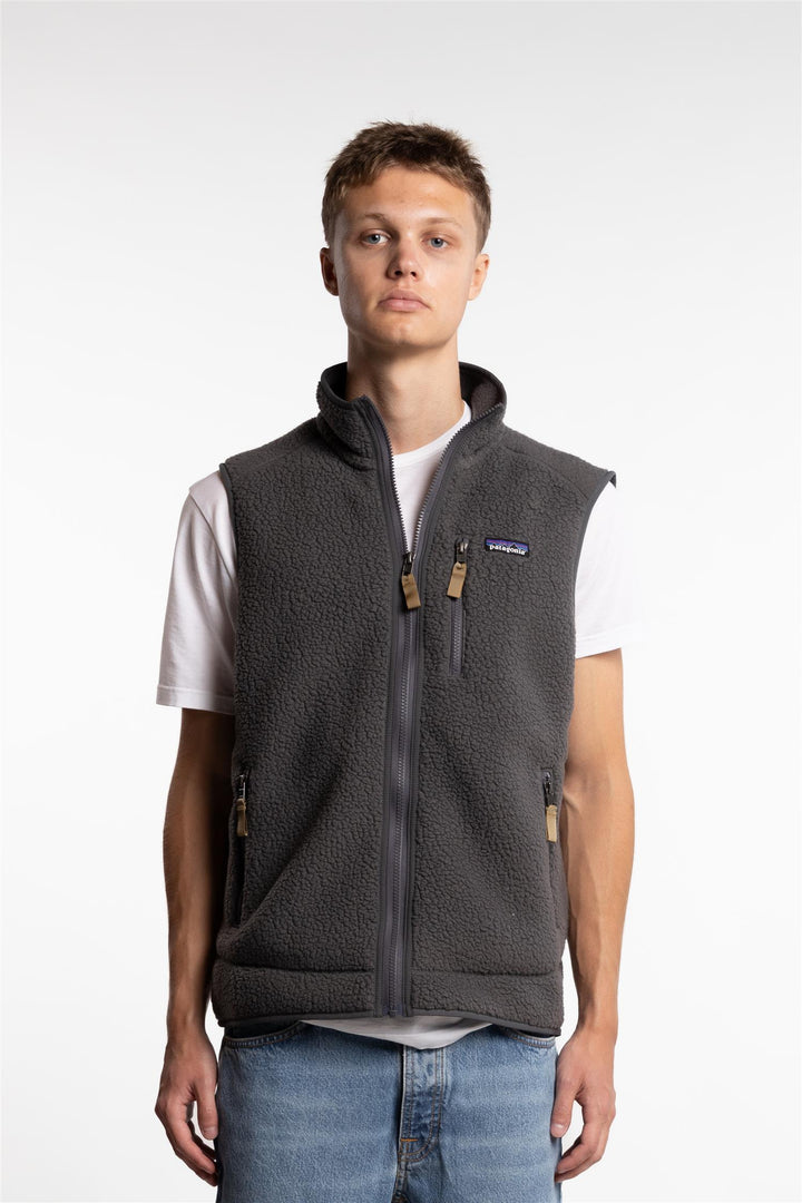 M Retro Pile Vest Forge Grey