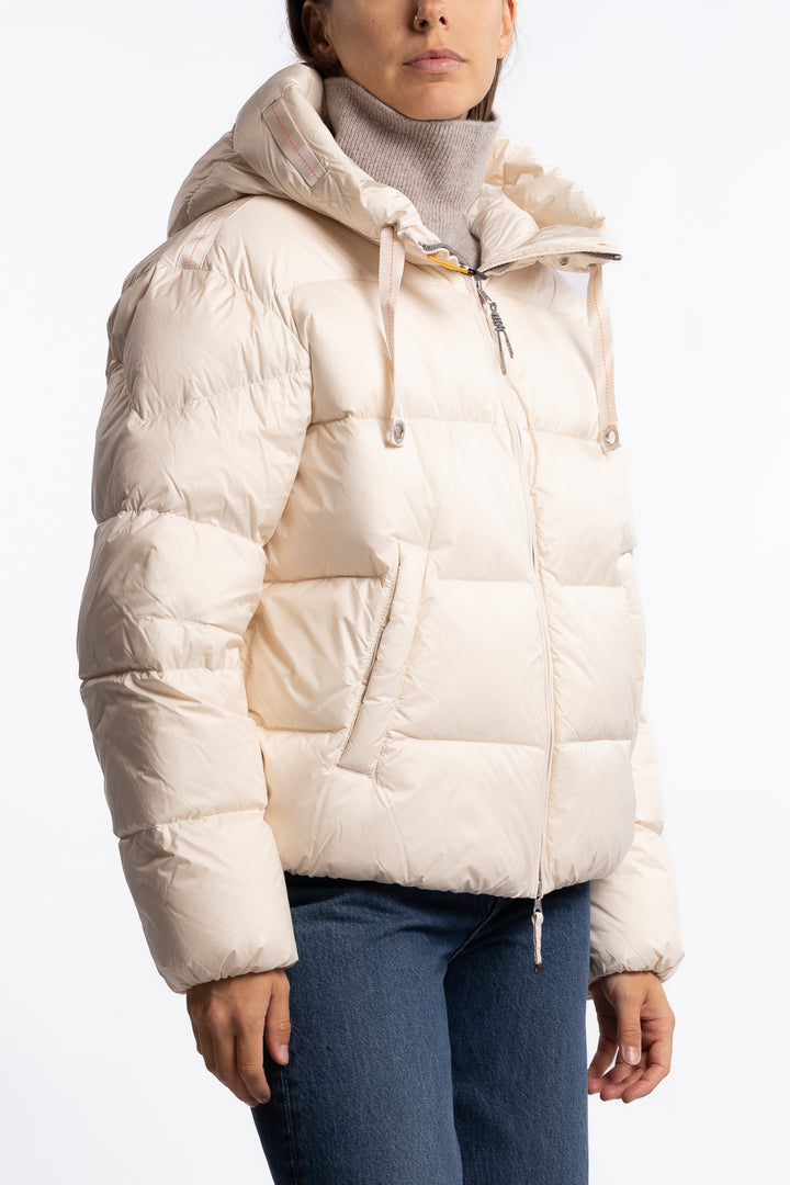 Tilly Hooded Down Jacket - Moonbeam