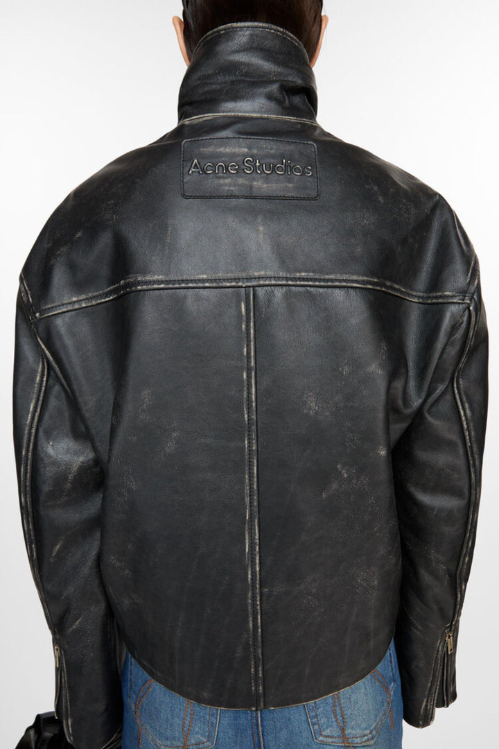 Leather Jacket- Black