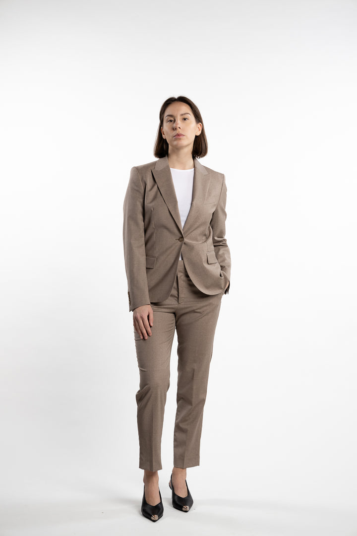 Sasha Cool Wool Blazer- Faded Khaki