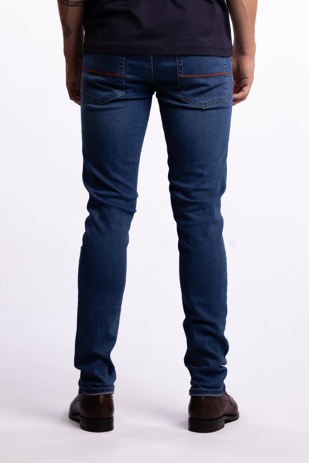Leonardo Slim Fit Superstretch Jeans Chiaro Denim Blue