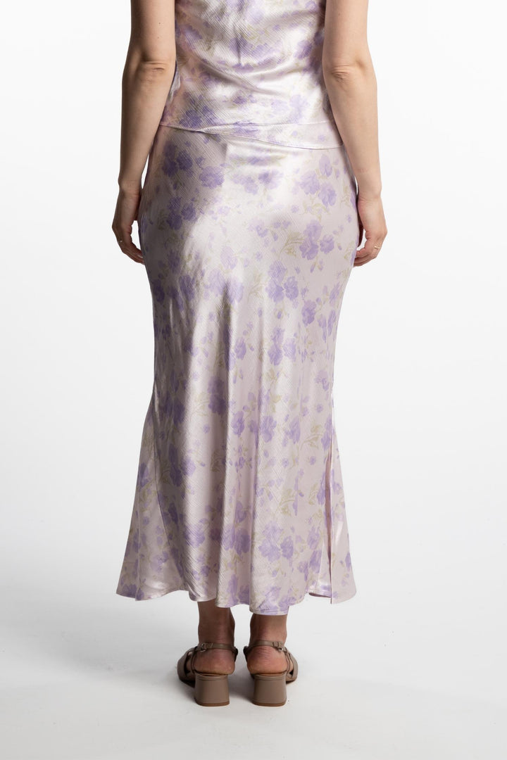 Hyro Skirt- Lilac Jasmine Print