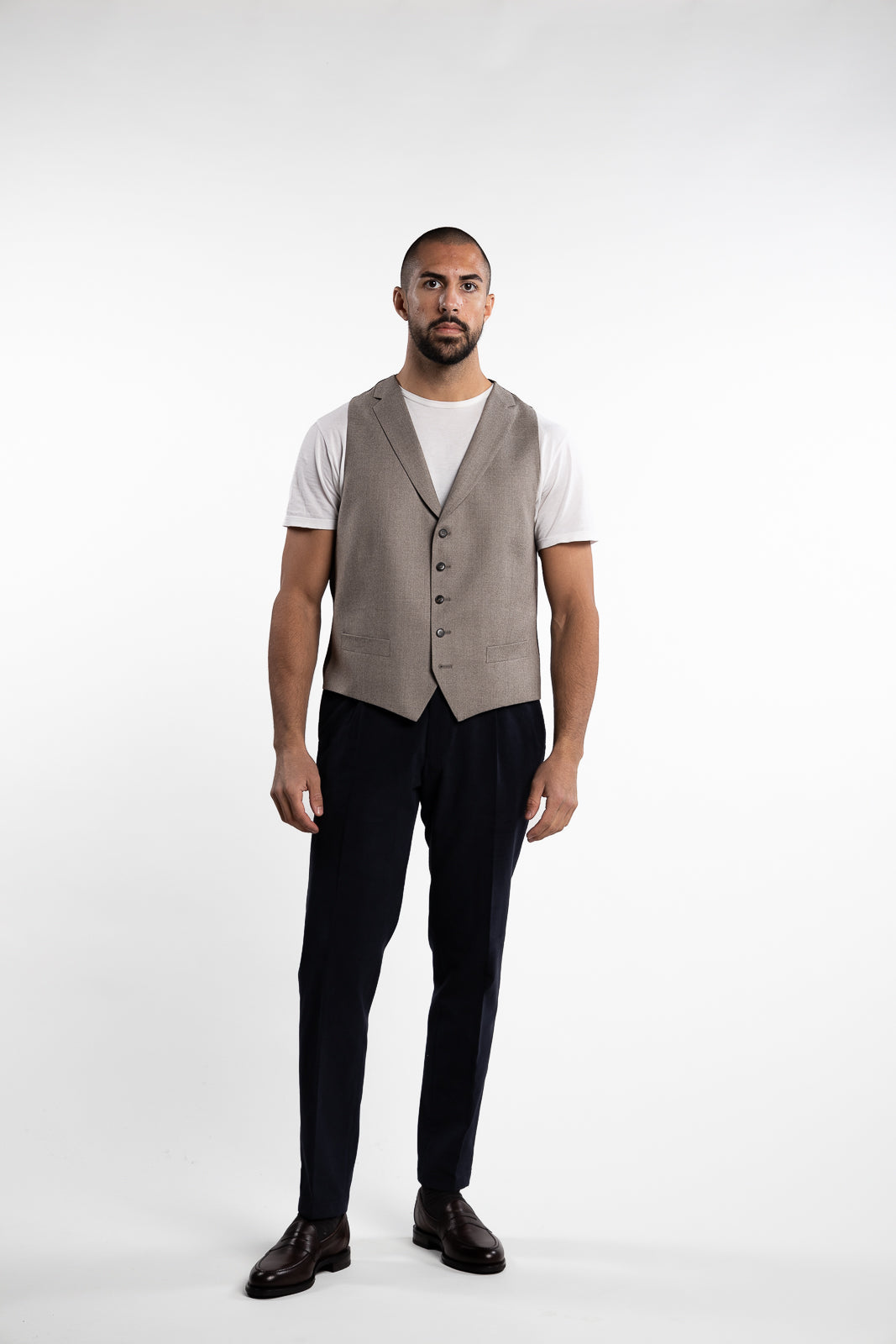 Lucca Waistcoat Beige