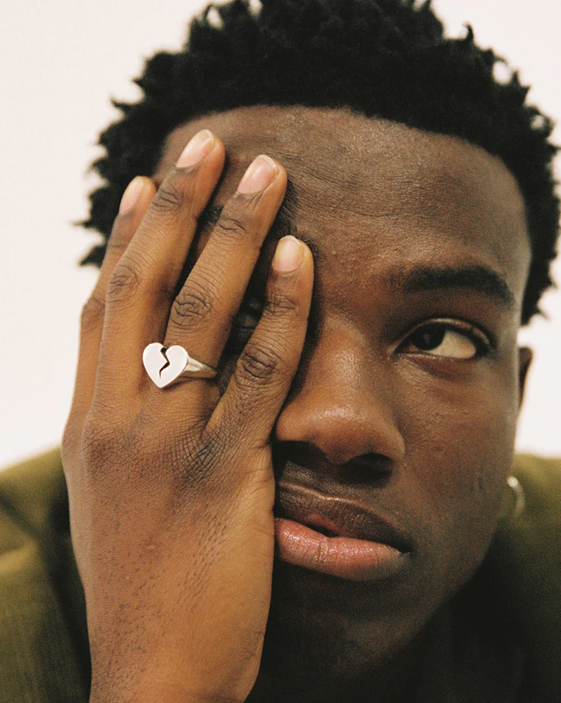 Broken Heart Ring Silver