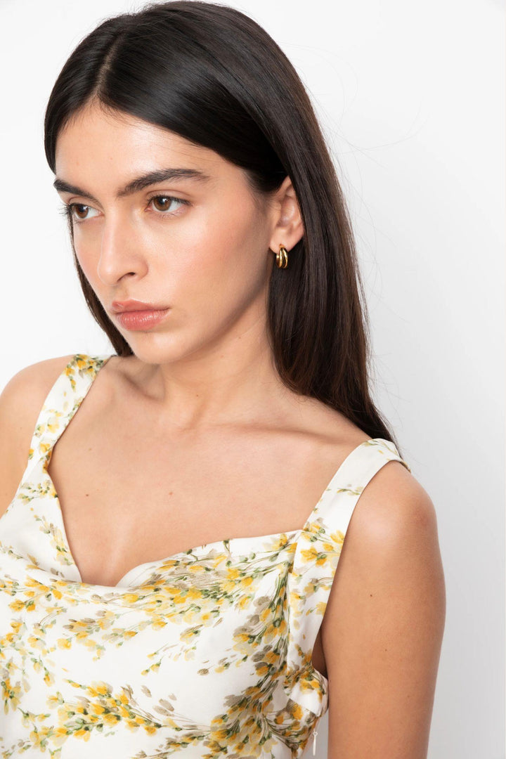 Anna Dress - Yellow Mimosa