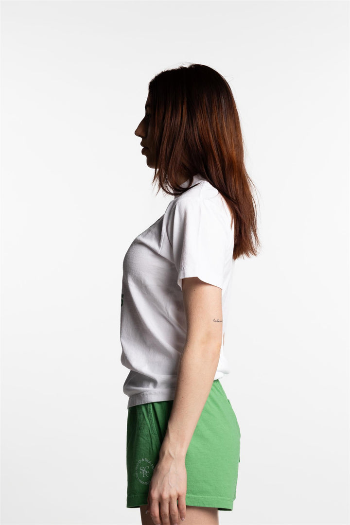 Emblem T-Shirt- White/Verde