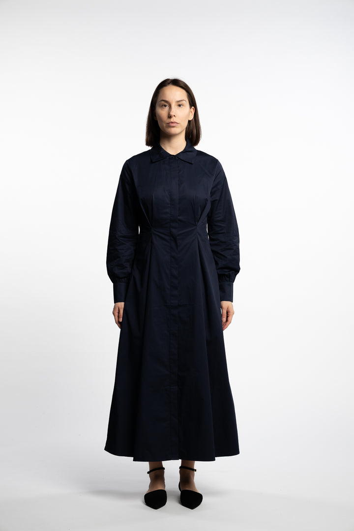 Leandra Dress- Navy