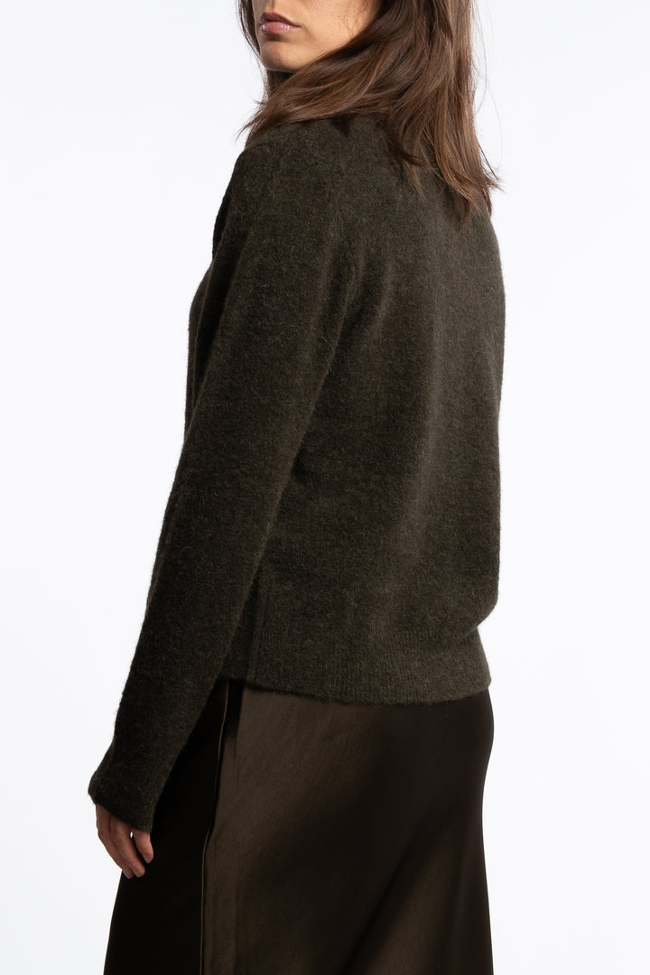 Nor Short Cardigan 7355 - Deep Forest