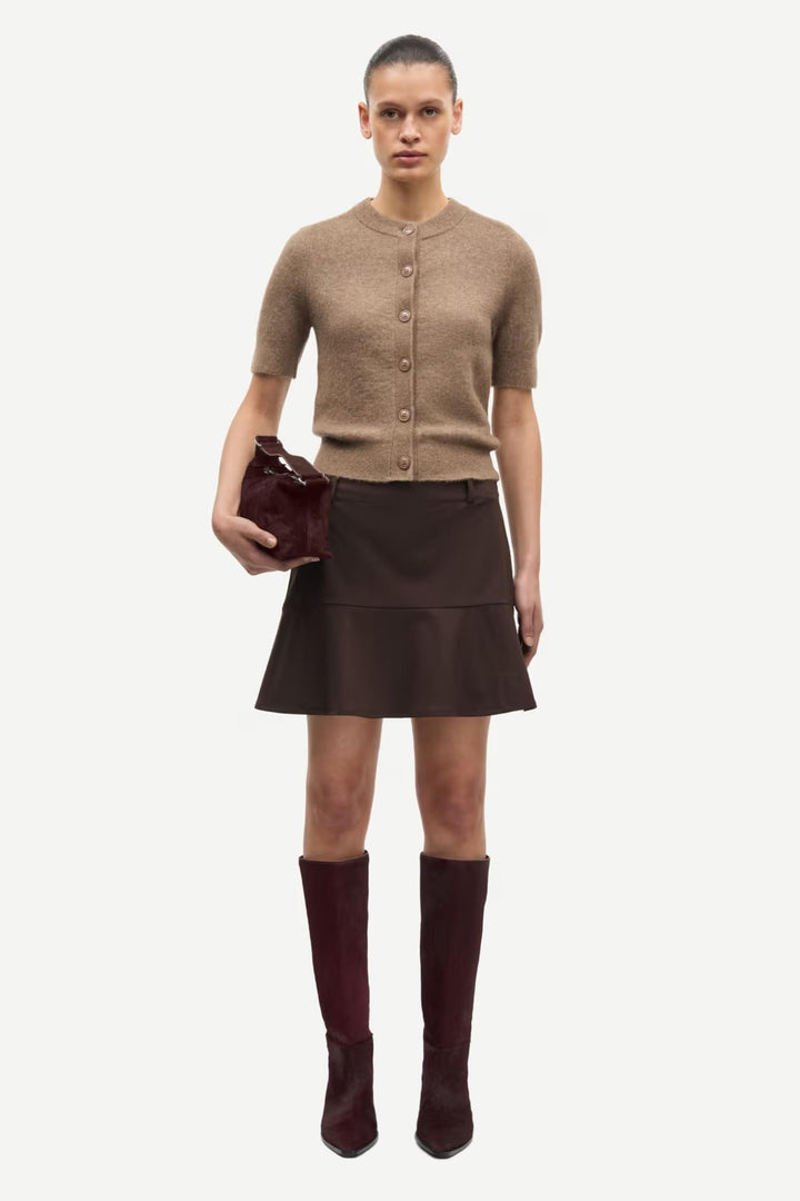 Sanoura SS Cardigan 15556- Fossil