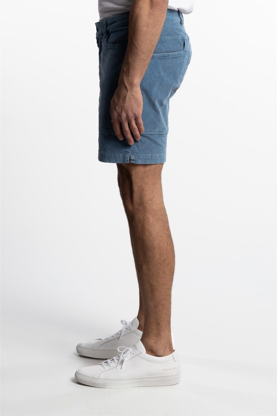 Grinder Corduroy Shorts Light Blue