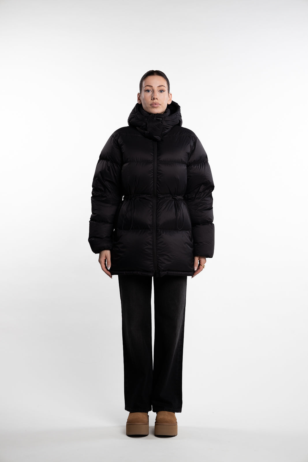 Gia Down Jacket- Black