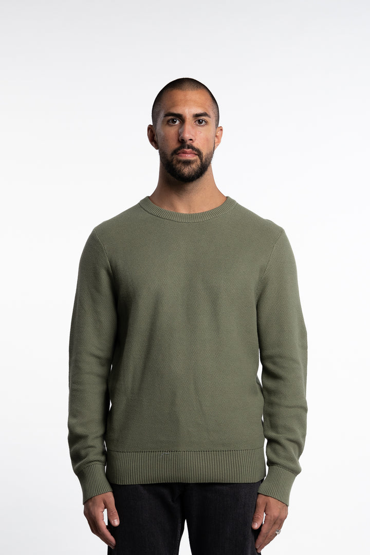 Arthur Knit Organic Cotton Olivine