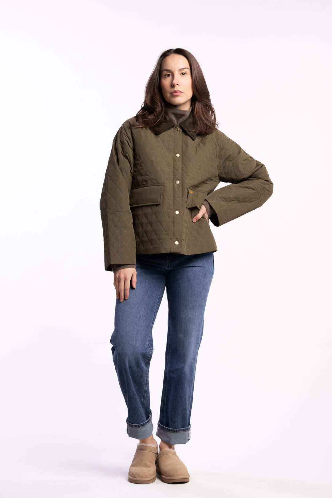 Kirby Quilt- Forest green