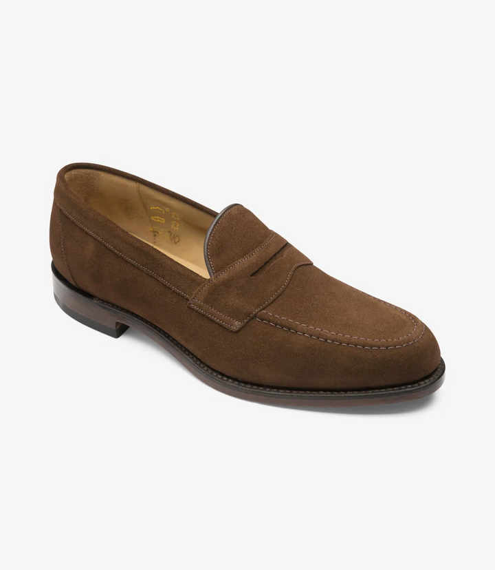 Imperial Penny Loafer Brown Suede