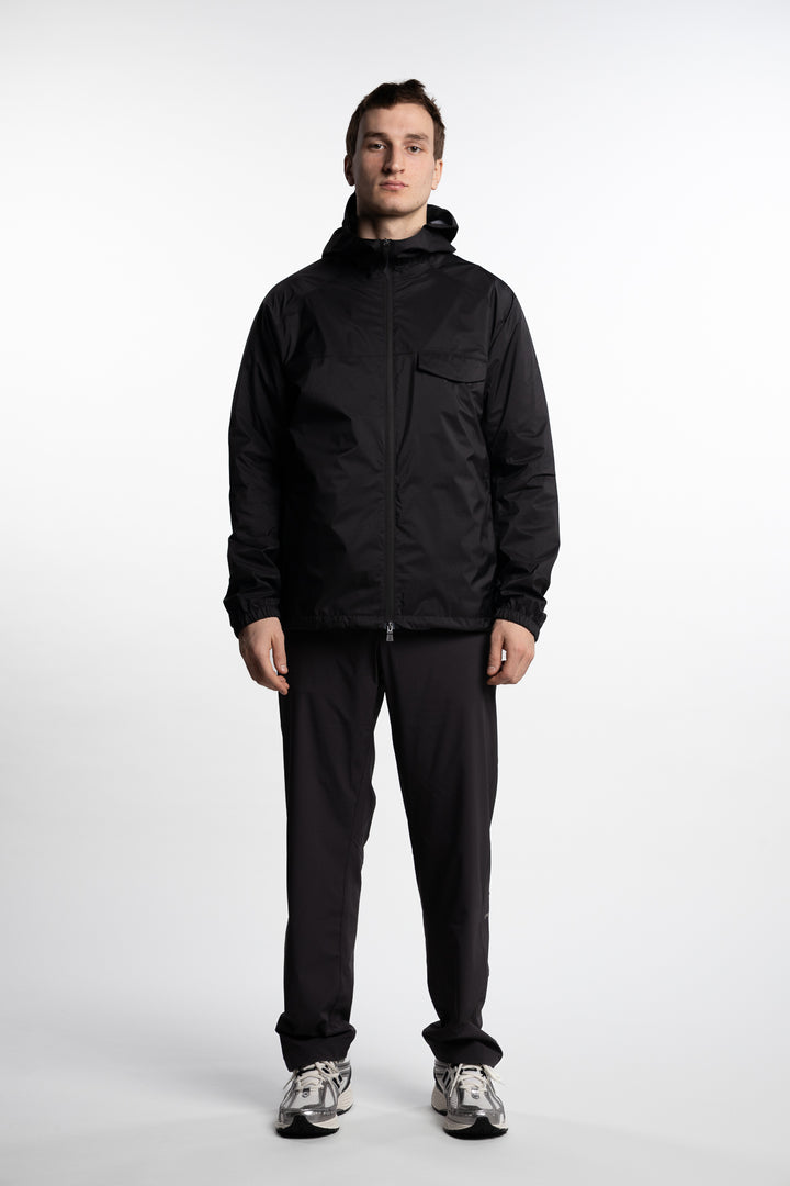 3L Translucent Ripstop Laminar Jacket Black