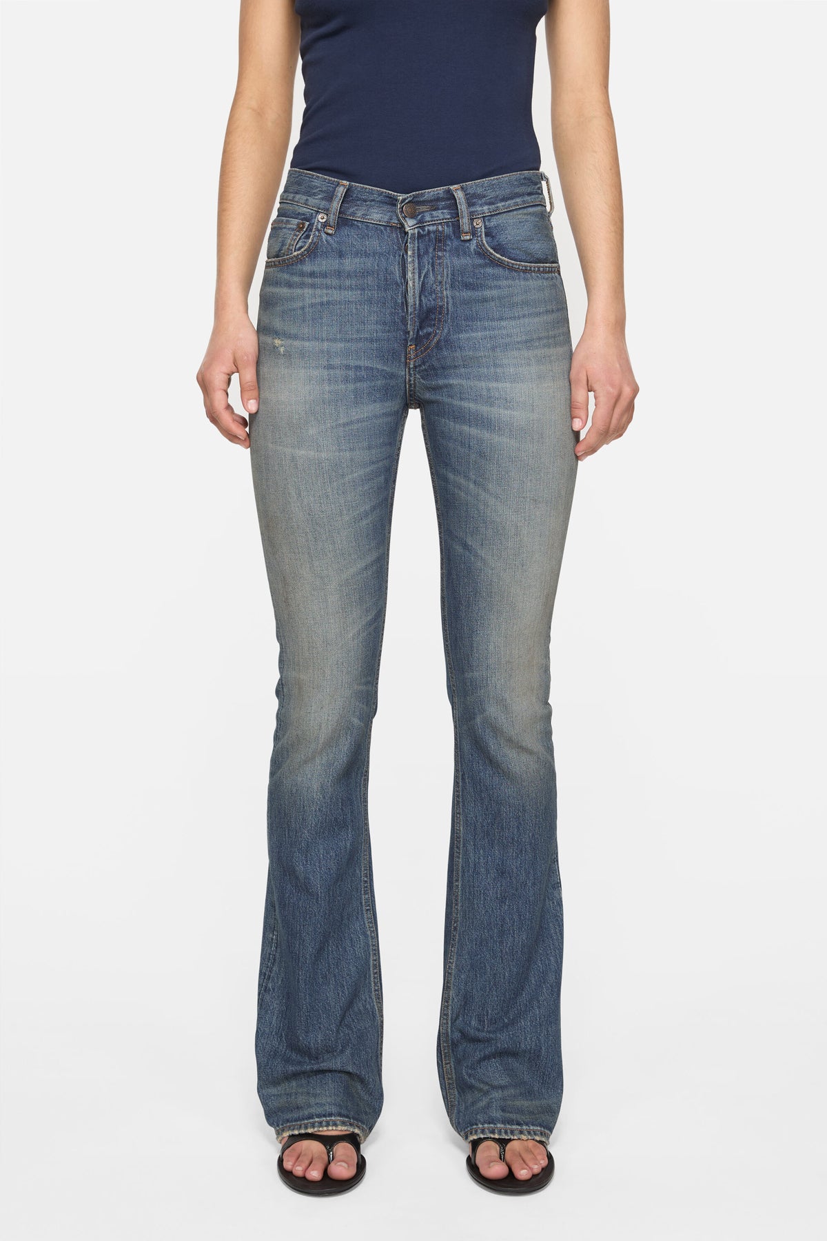 Acne Studios 2009F Mid Blue Bingo - modellbilde