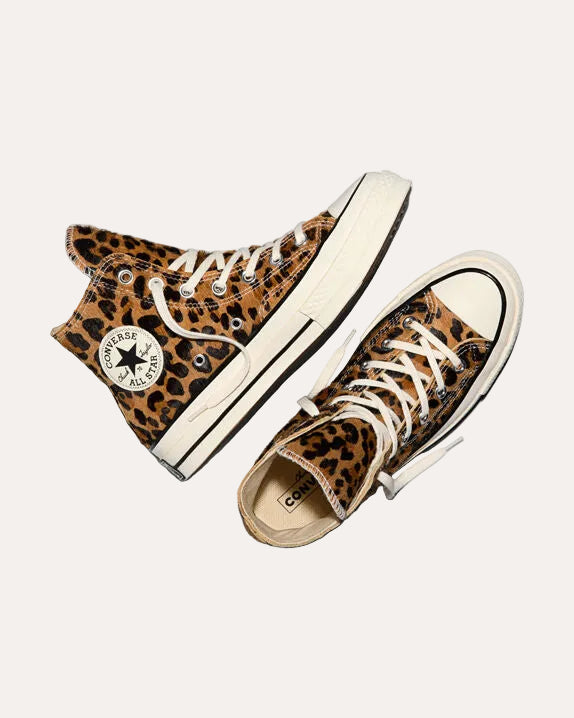 Chuck 70 Leopard Pony Hair Bck/NturIvory/Egr - vinklet visning