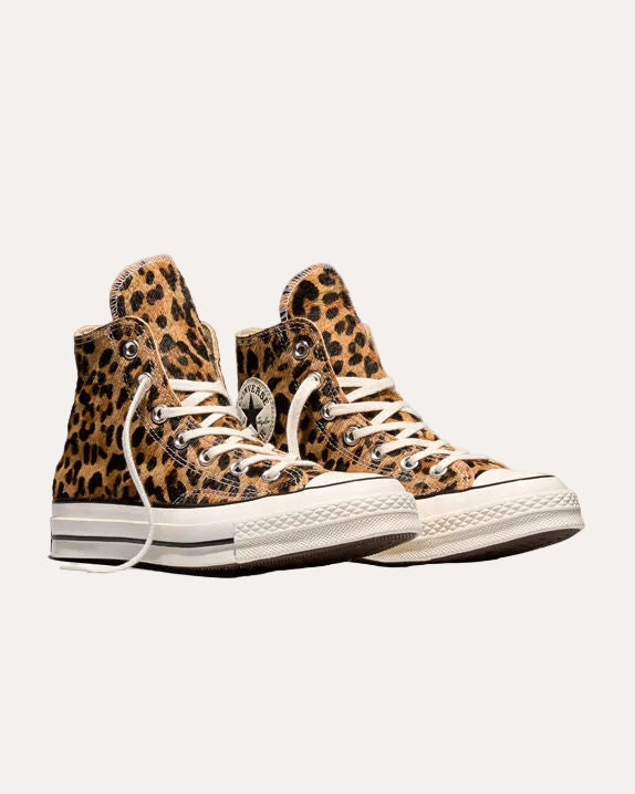 Chuck 70 Leopard Pony Hair Bck/NturIvory/Egr - topp og side