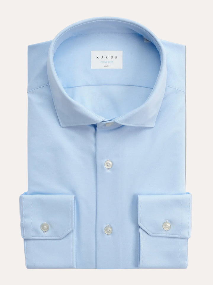 Active Shirt Slim Fit Sky Blue – packshot front