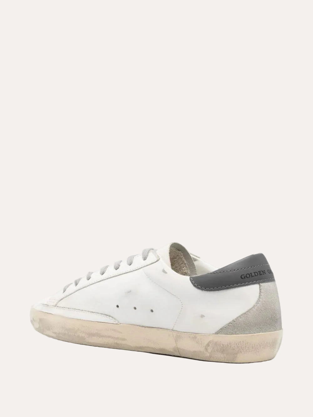 Golden Goose Super-Star White/Ice/Dark Gray - hælparti