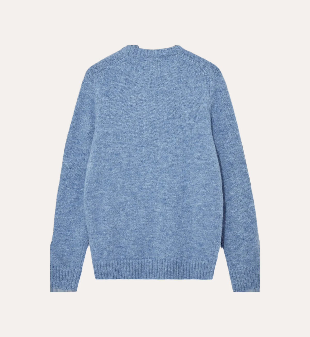 Carlos Crew Neck Knit Light Blue Melange