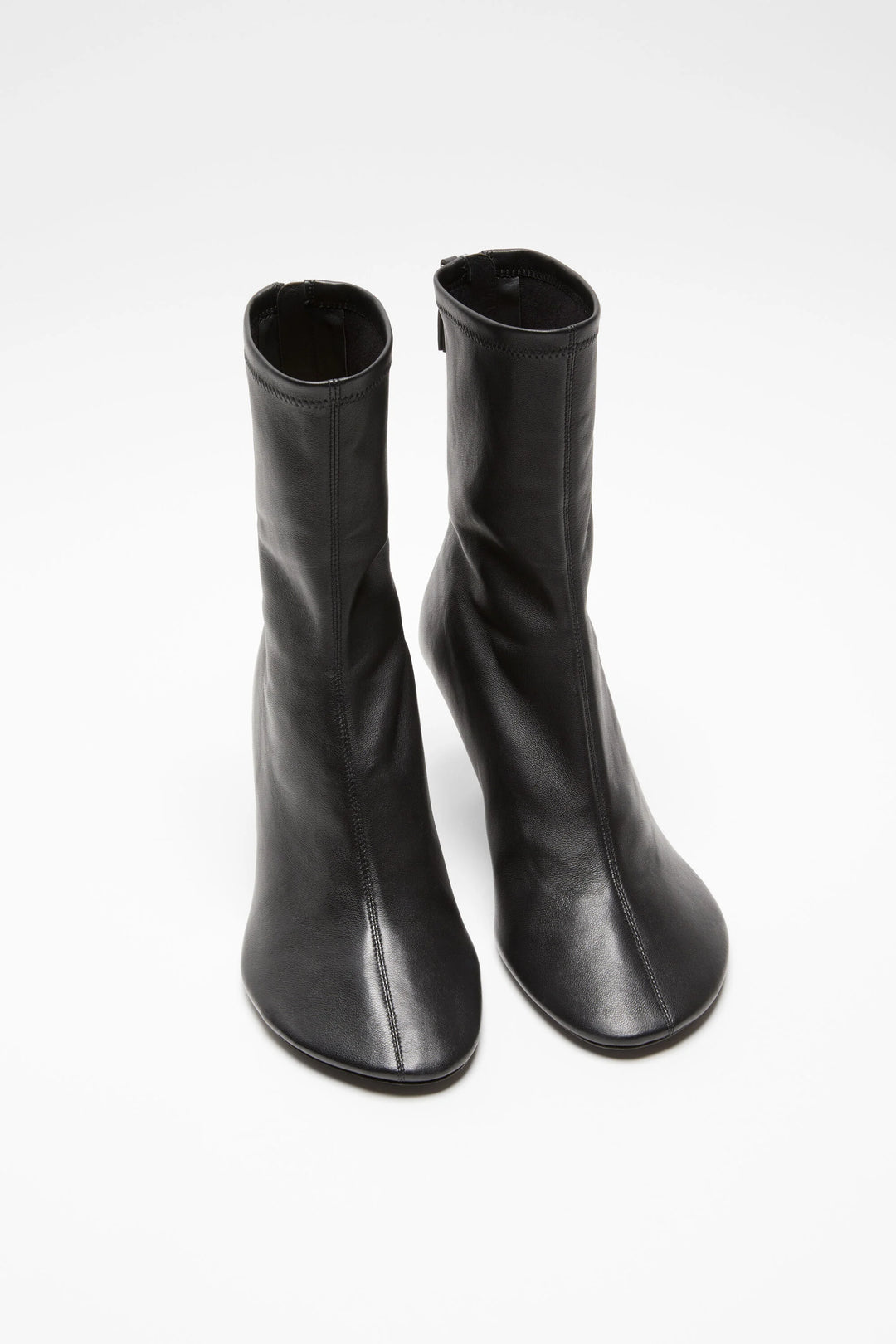 Leather Ankle Boot Black