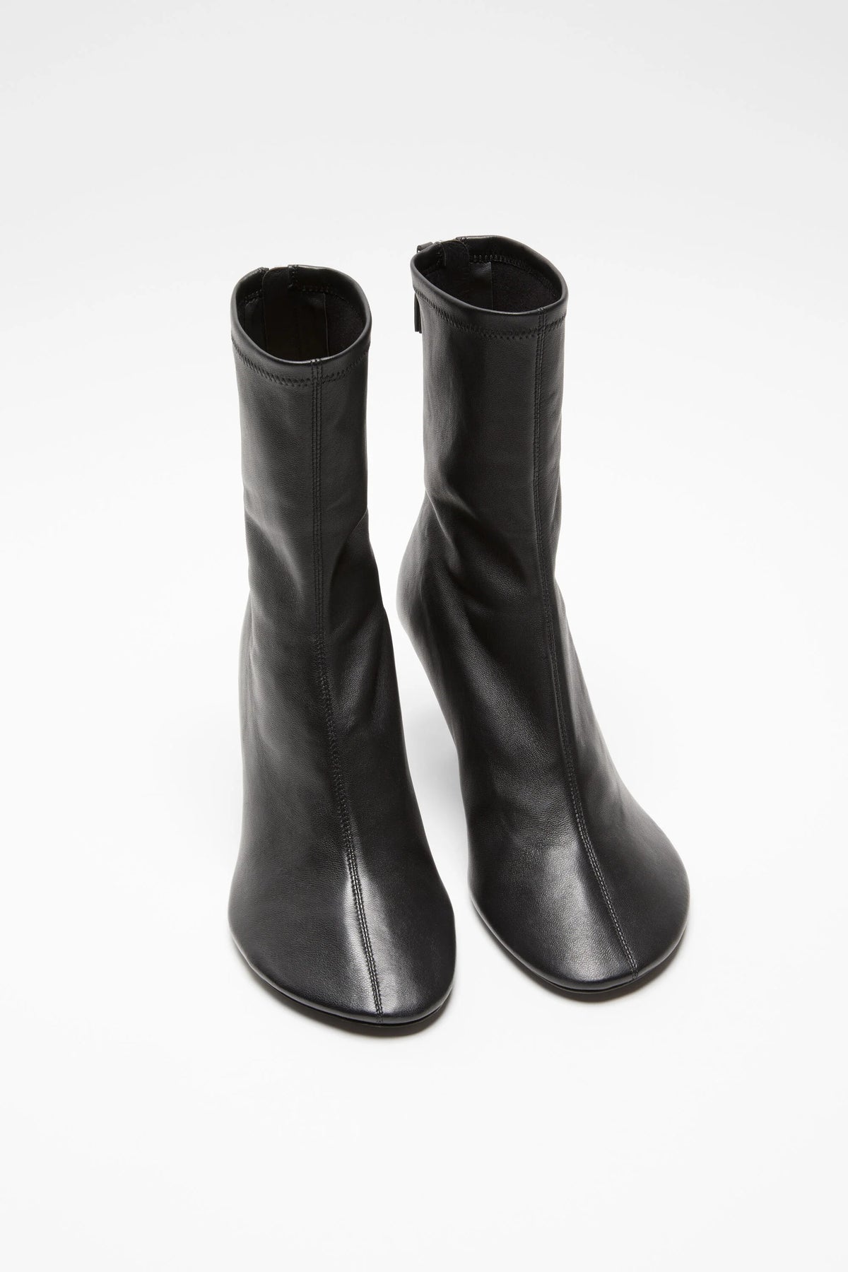 Leather Ankle Boot Black