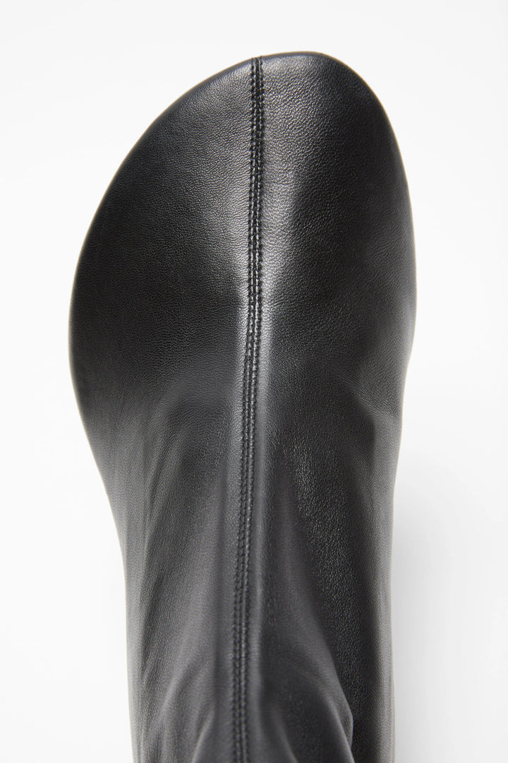 Leather Ankle Boot Black