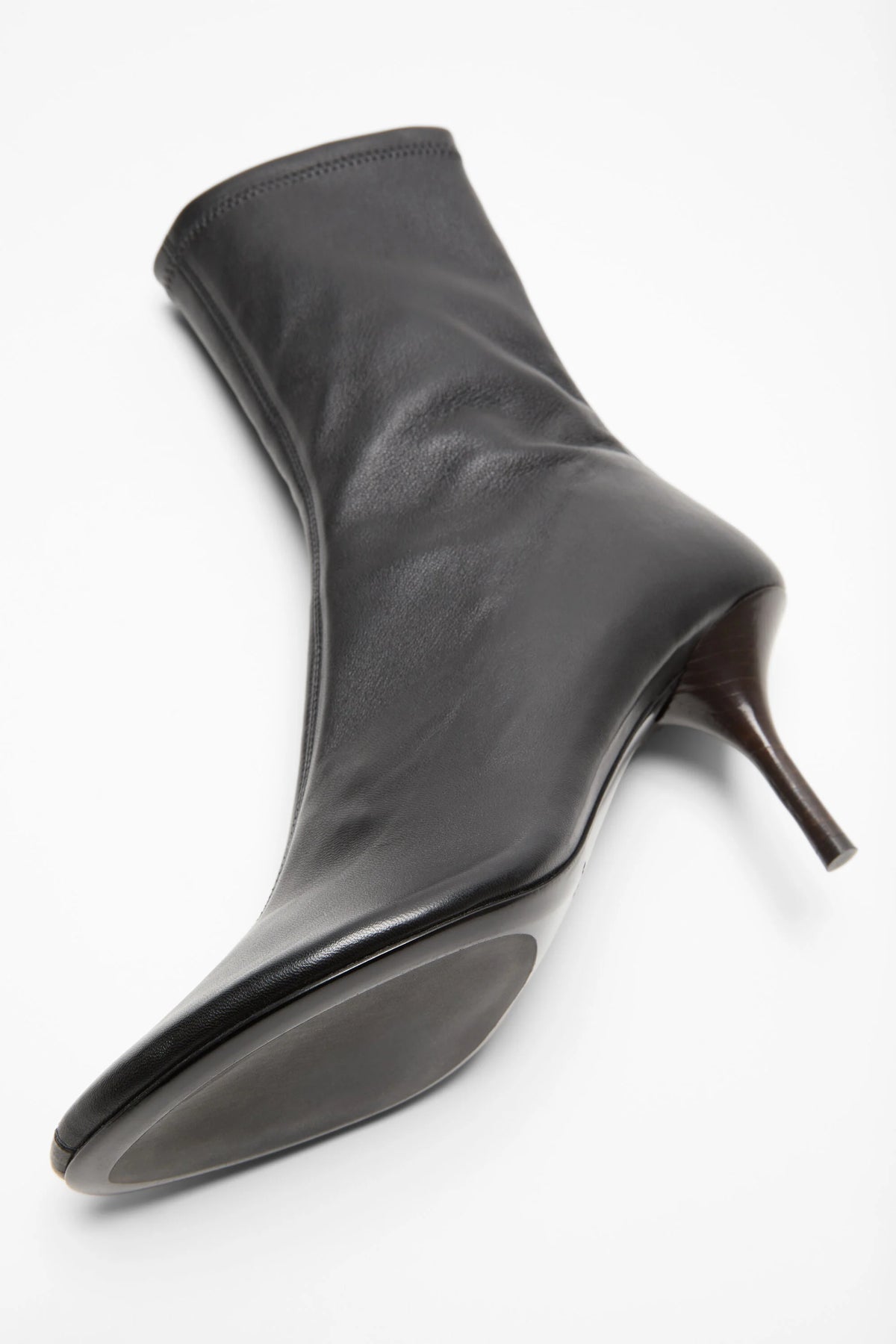 Leather Ankle Boot Black