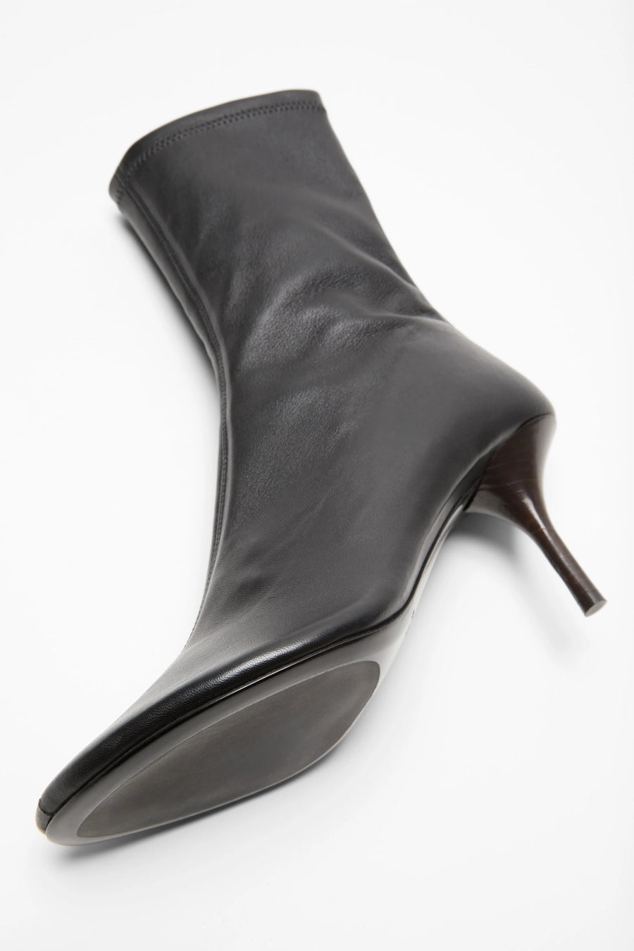 Leather Ankle Boot Black