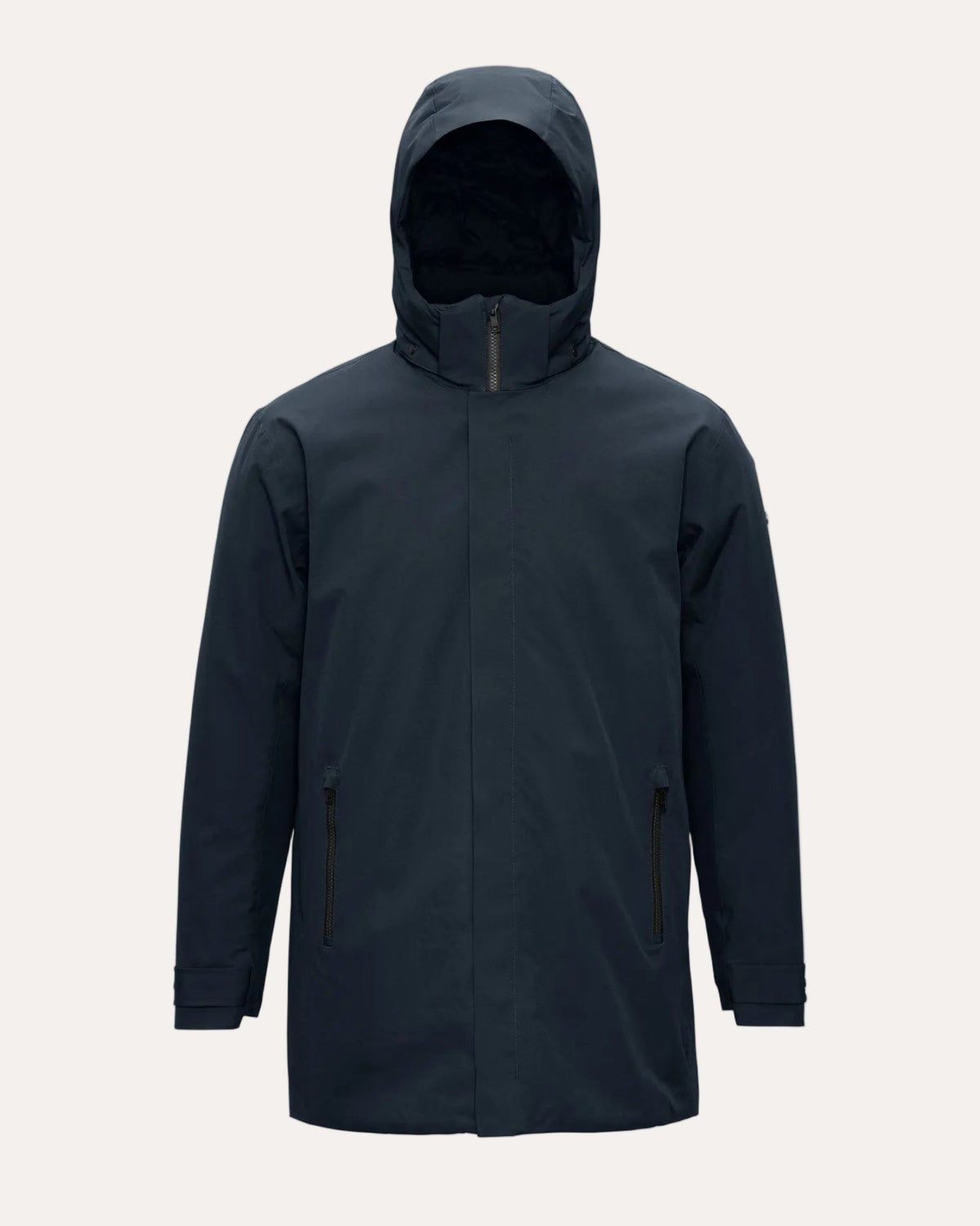 Ambit II Midnight Blue - packshot forfra med hette