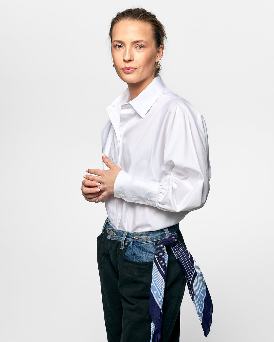 Anne Solid - White