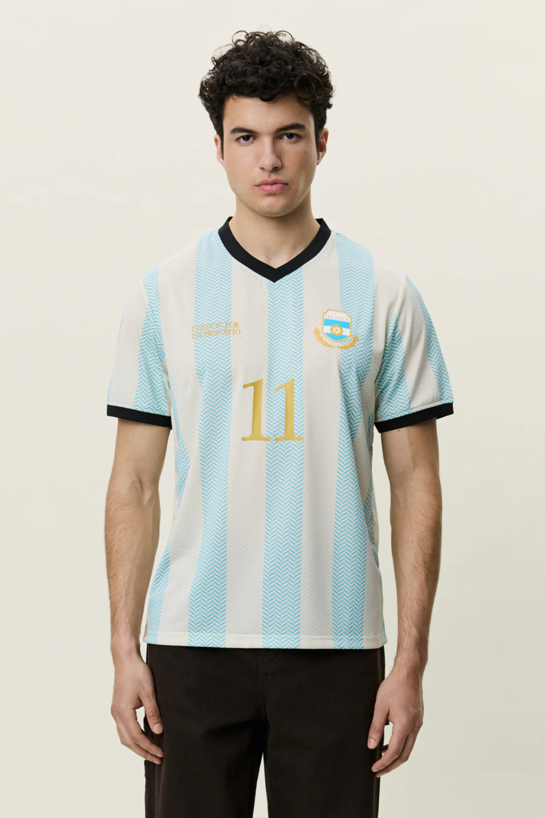 Argentina Football Jersey Bachelor Button Blue