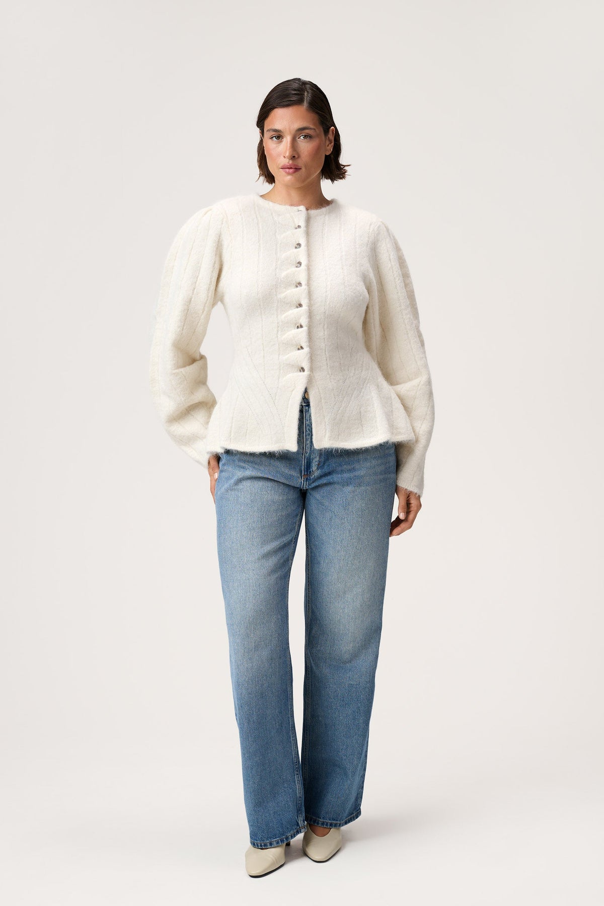 Arolla Cardigan Creme White