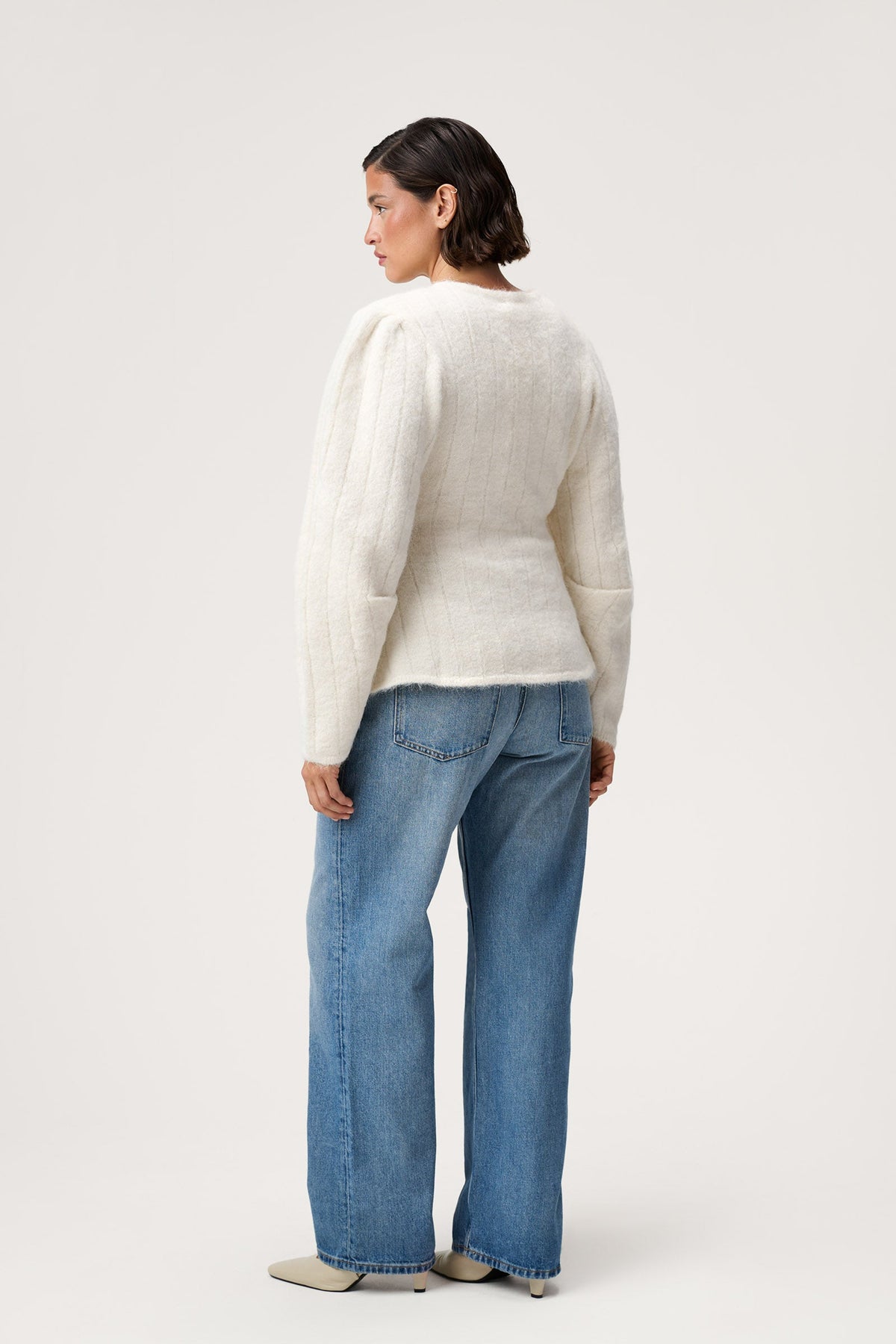 Arolla Cardigan Creme White