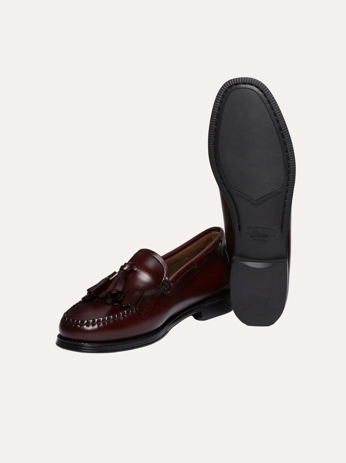 GH Bass Weejun Esther Kiltie Loafers Wine - såle