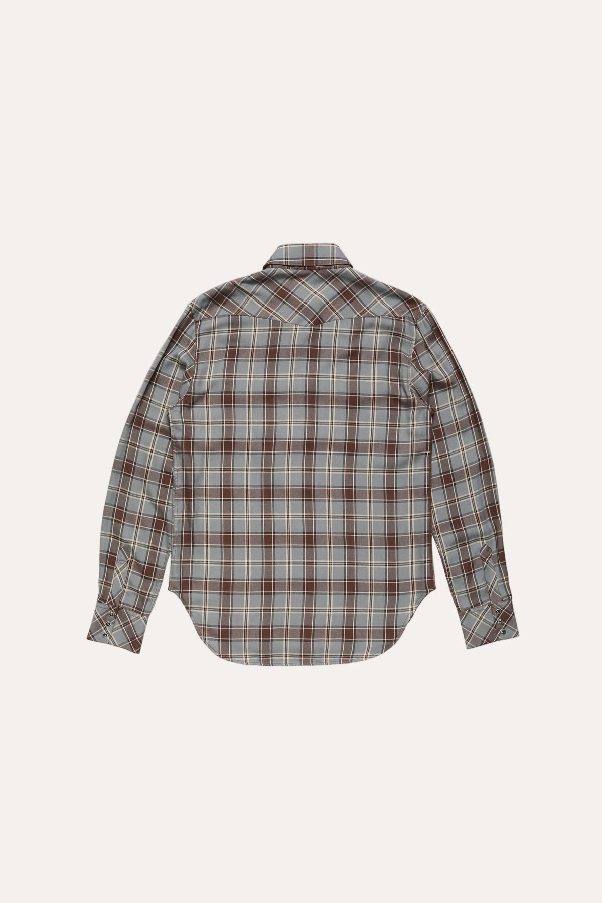 Flannel Check Button-up Shirt Multi grey - packshot