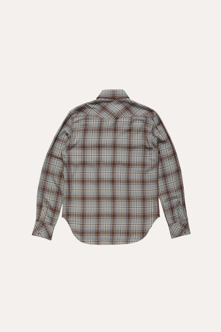 Flannel Check Button-up Shirt Multi grey - packshot