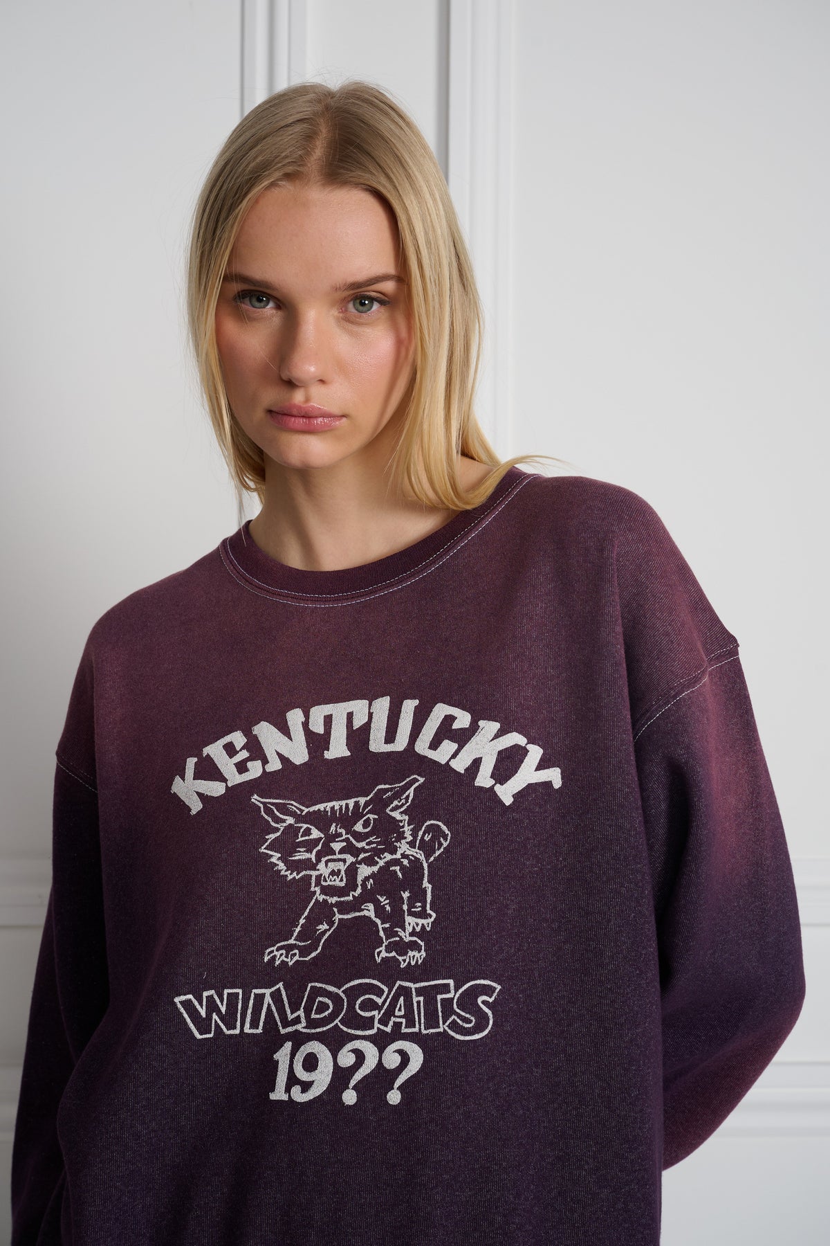 Kentucky Set In Crewneck Sunfaded Purple
