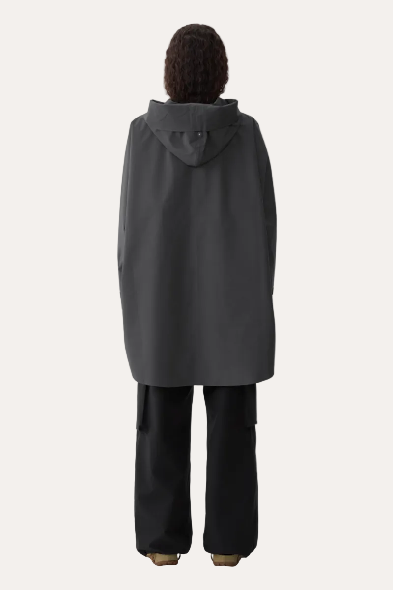 Bergen Poncho Dark Cloud