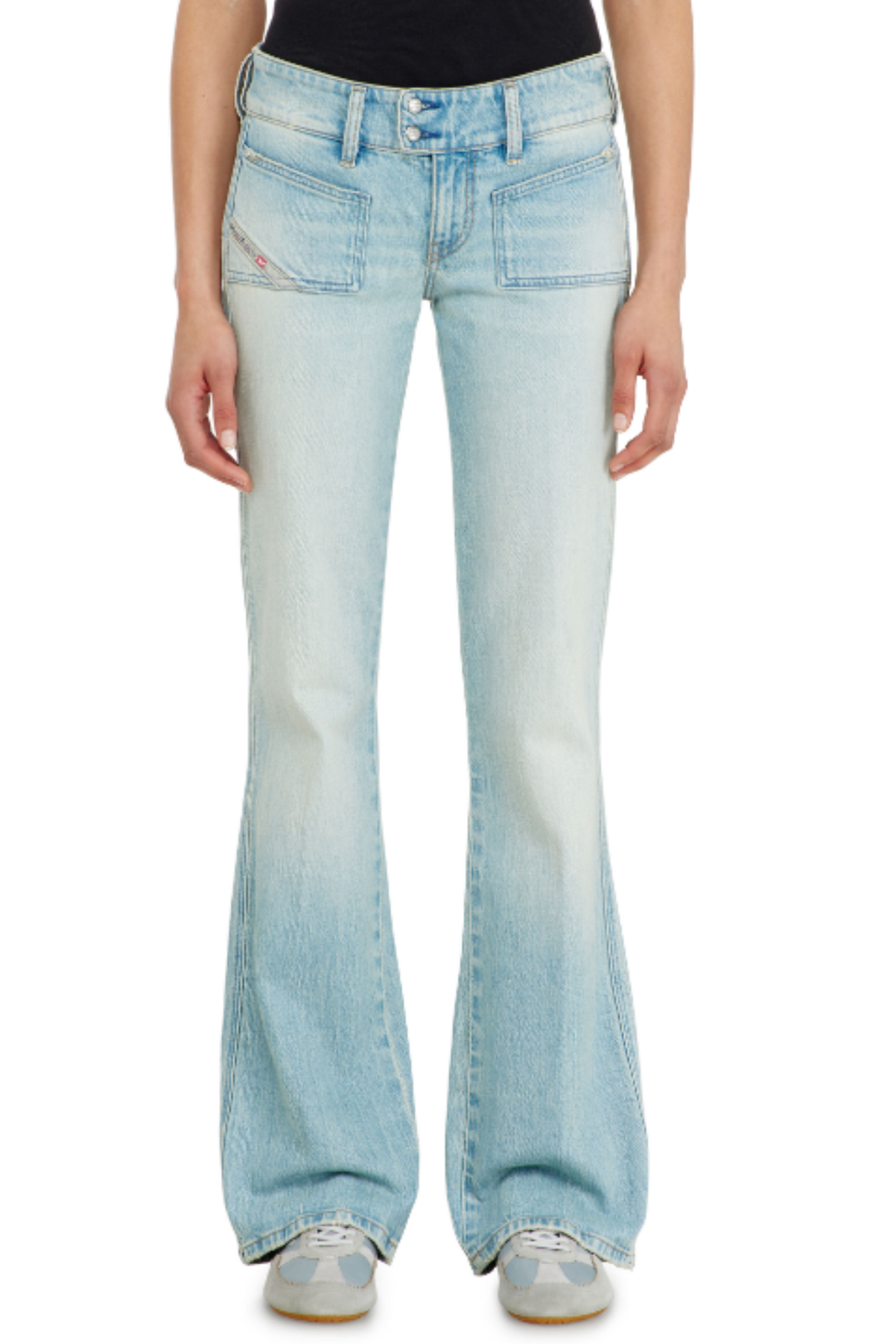 Bootcut Jeans D-Hush 0KBBX - Lyseblå