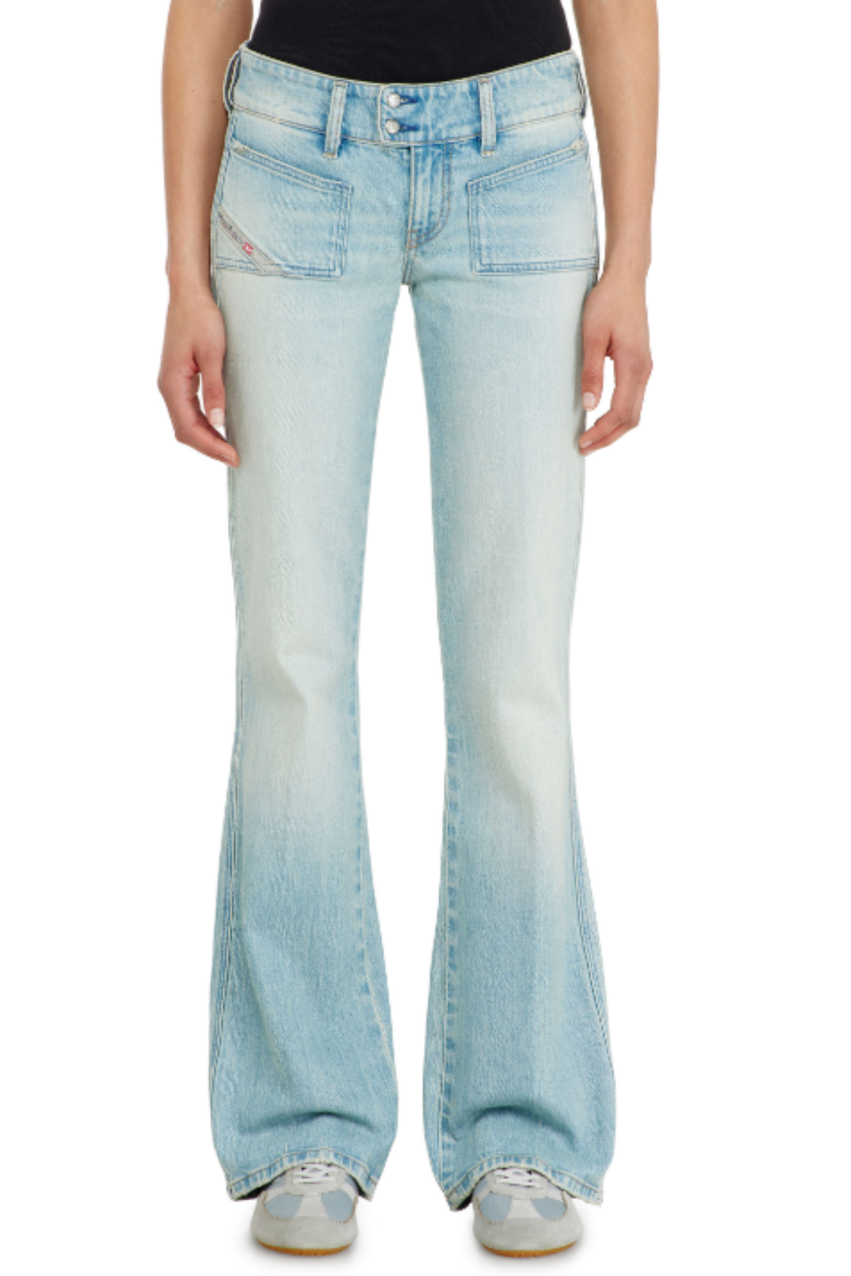Bootcut Jeans D-Hush 0KBBX - Lyseblå
