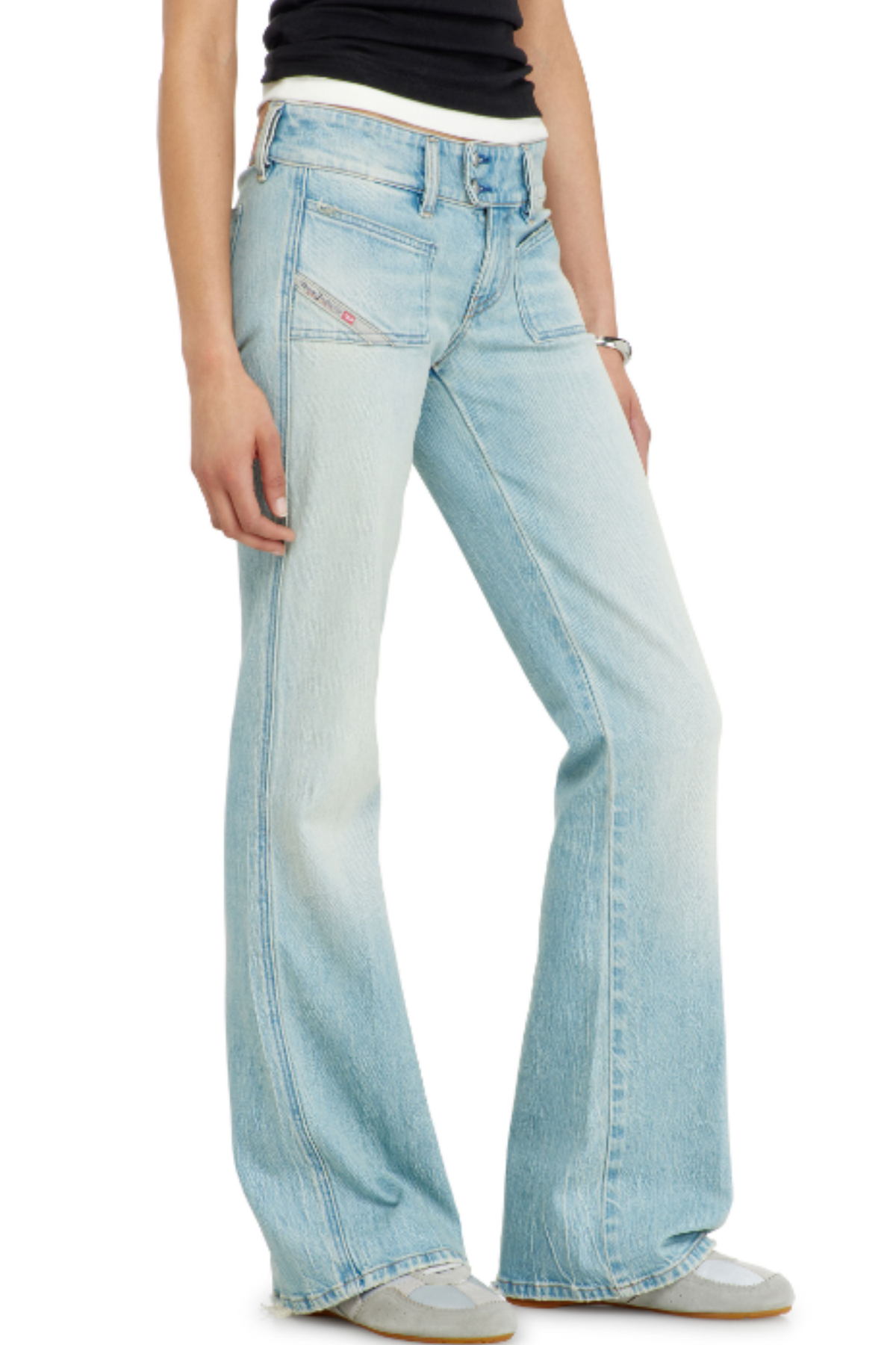 Bootcut Jeans D-Hush 0KBBX - Lyseblå
